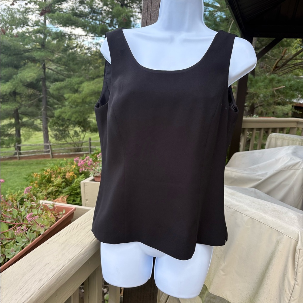 Jones New York Black Dressy Top, Size: 10